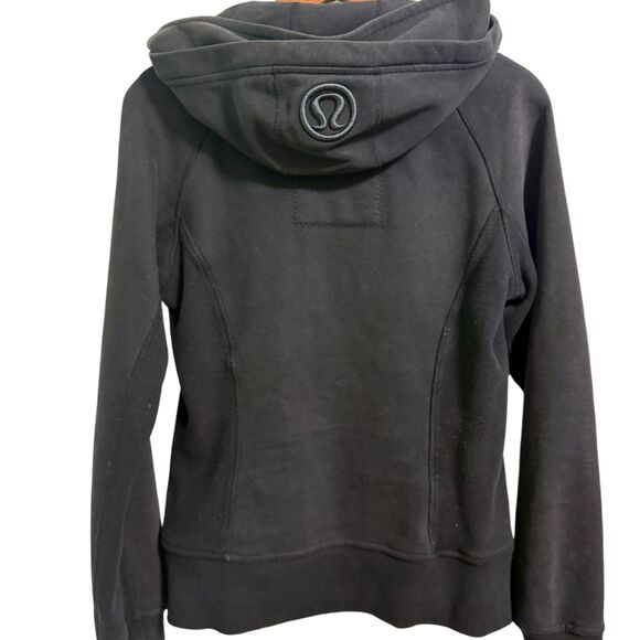 Lululemon Scuba Hoodie Special Edition Black Full Zip Size 6 - Picture 3 of 4